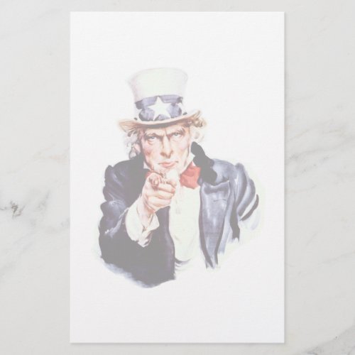 Uncle Sam Wants You Stationery