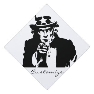 Uncle Sam Wants You Thunder_Cove Graduation Cap Topper