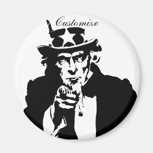 Uncle Sam Wants You Thunder_Cove Magnet