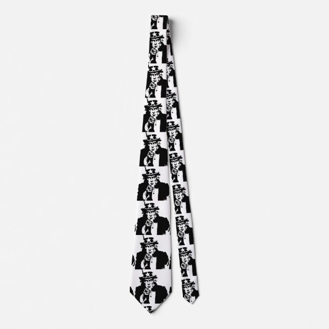 Uncle Sam Wants You Thunder_Cove Neck Tie (Front)