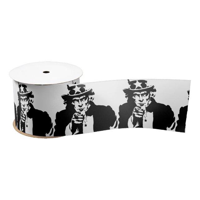 Uncle Sam Wants You Thunder_Cove Satin Ribbon (Spool)