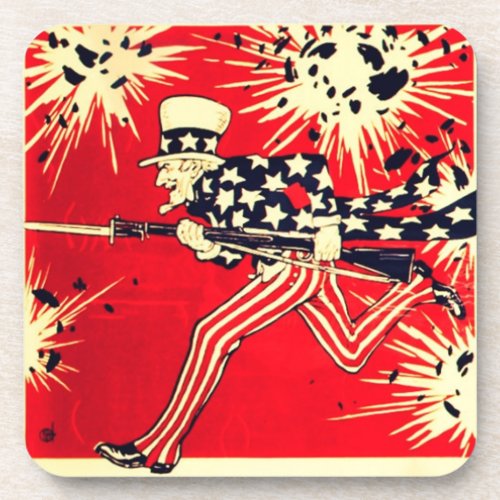 Uncle Sams 142nd Birthday Beverage Coaster