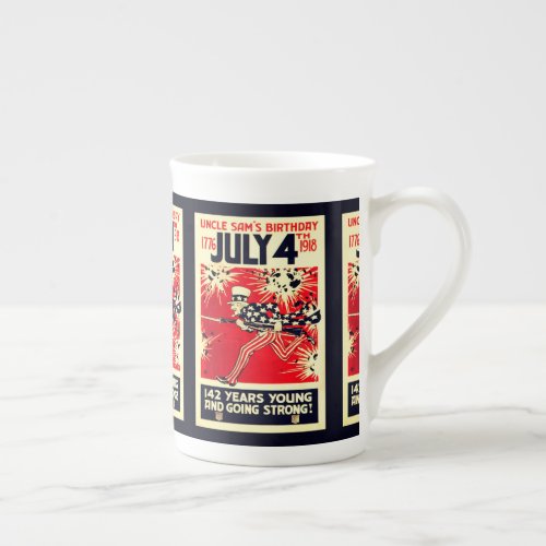 Uncle Sams 142nd Birthday Bone China Mug