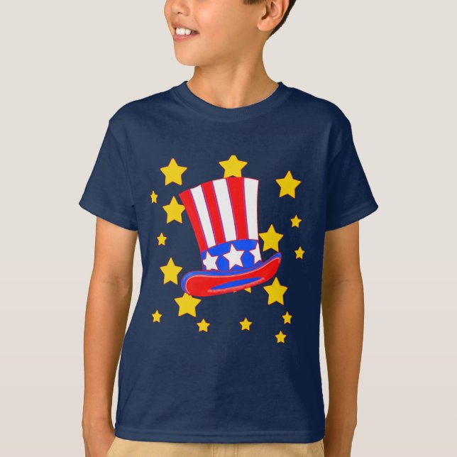 Uncle Sam's Hat Products T-Shirt (Front)