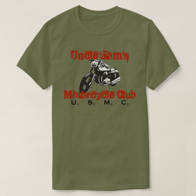 Uncle Sam's Motorcycle Club T-Shirt (Design Front)