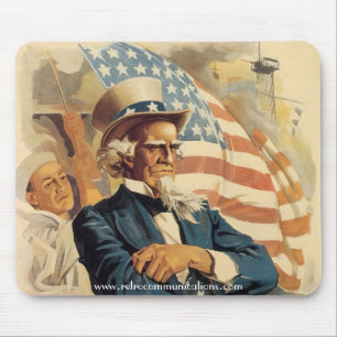 "Uncle Sam's on the Bridge!" mousepad