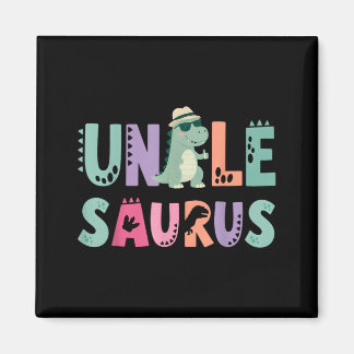 Uncle Saurus Dad Dinosaur 3rd Birthday T-Rex Magnet