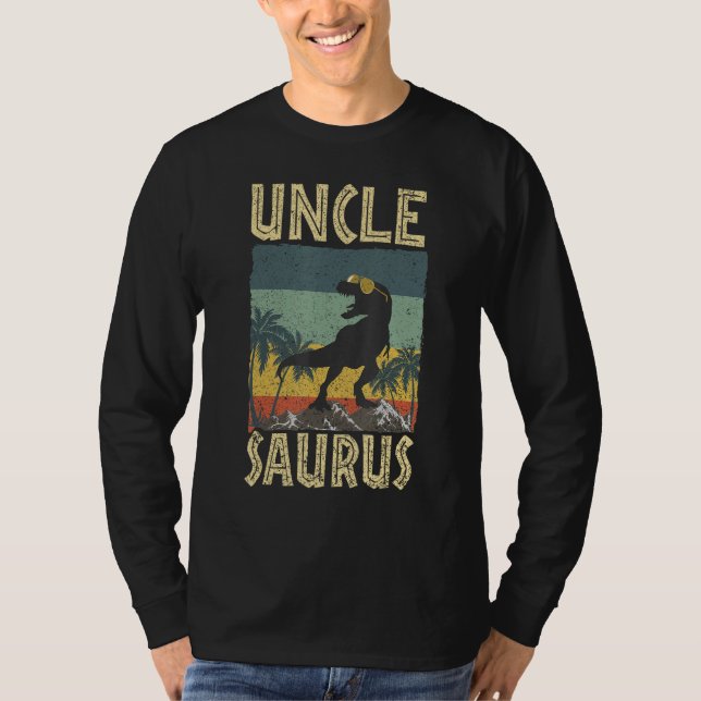 Uncle Saurus Dinosaur Unclesaurus Rex Family Match T-Shirt (Front)