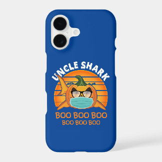 Uncle Shark Boo Boo Shirt Pumpkin Halloween Uncle iPhone 17 Case