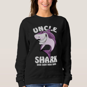 Uncle Shark Doo Mommy Auntie Daddy Baby Sweatshirt