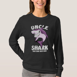 Uncle Shark Doo Mommy Auntie Daddy Baby T-Shirt