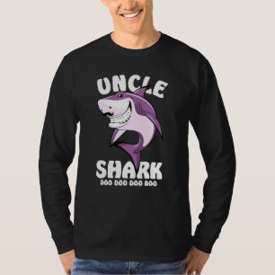 Uncle Shark Doo Mommy Auntie Daddy Baby T-Shirt