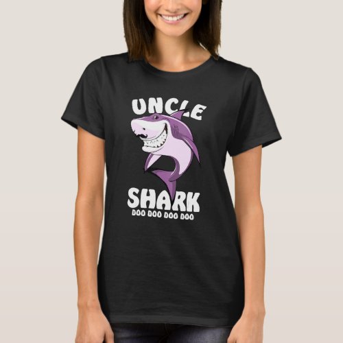 Uncle Shark Doo Mommy Auntie Daddy Baby T_Shirt