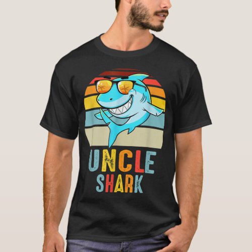 Uncle Shark Shirt Shark Family Happy Mothers Day 