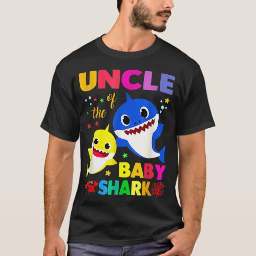 Uncle Shark Uncle Shark Family Mothers Day  T_Shirt