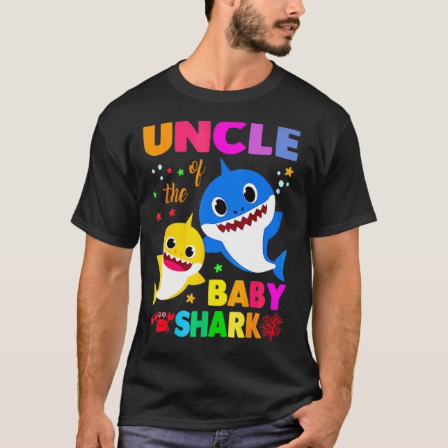 Uncle Shark Uncle Shark Family Mother's Day T-Shirt (Front)