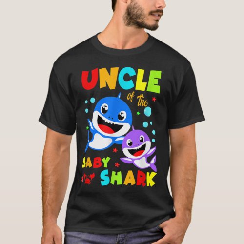 Uncle Shark Uncle Shark Tees Shirt Family Mothers