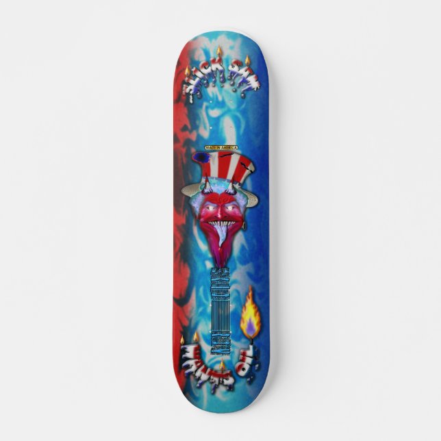 UNCLE SLICK SKATEBOARD DECK (Front)