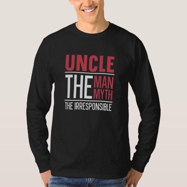 Uncle The Myth Family Uncle T-Shirt (Front)