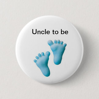 Uncle to be pinback button