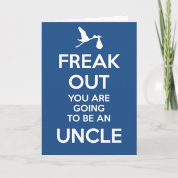 Uncle To Be Pregnancy Announcement  Card by tobegreetings at Zazzle