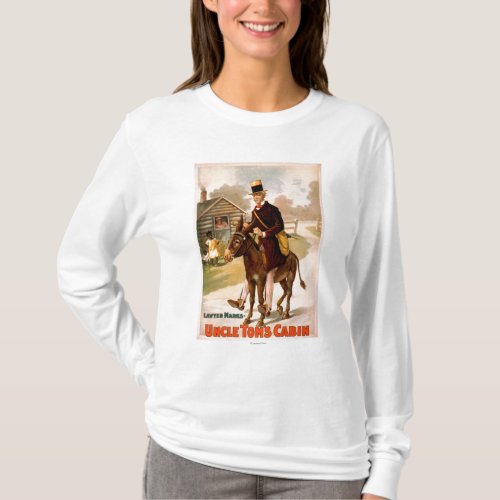 Uncle Toms Cabin Man and Donkey Theatre T_Shirt