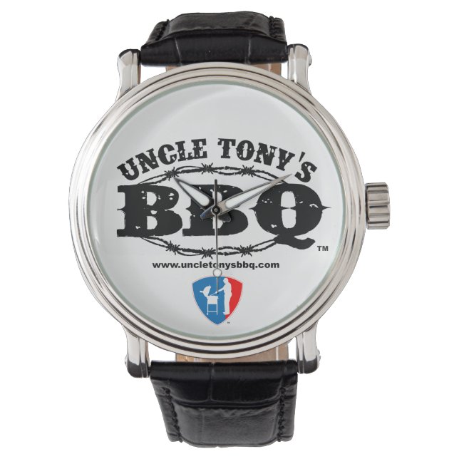 Uncle Tony's BBQ Competition Wrist Watch (Front)