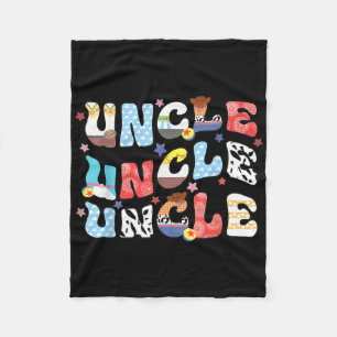 Uncle Toy Funny Story Grandpa Fathers Day Womens M Fleece Blanket