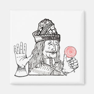 Uncle Vlad has a lollipop Magnet