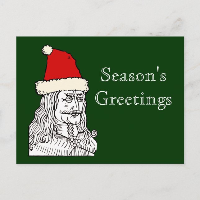 Uncle Vlad's Christmas Holiday Postcard (Front)