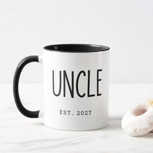 Uncle Year Established  Coffee Mug
