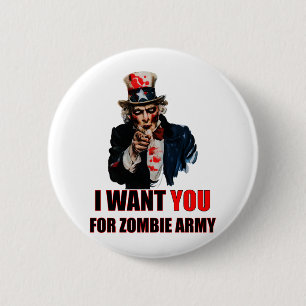 Uncle Zombie Button
