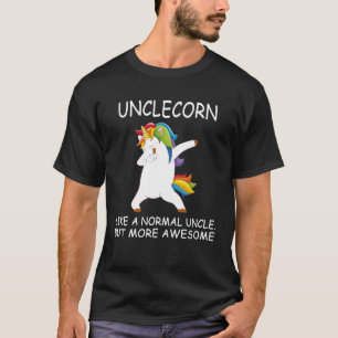 unclecorn, funny gift for uncle dabbing unicorn T-Shirt