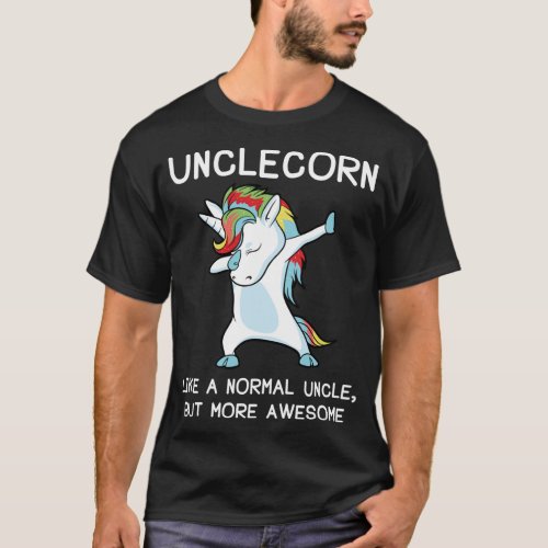 Unclecorn Uncle Unicorn T_Shirt