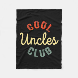 Uncles Club Best Uncle Ever Funny Fathers Day 2 Si Fleece Blanket