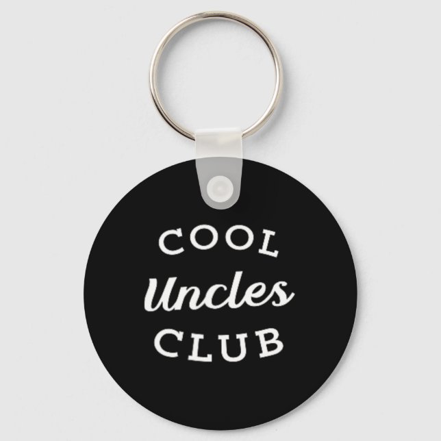 Uncles Club Best Uncle Ever Funny Fathers Day New  Keychain (Front)