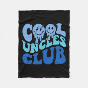 Uncles Club Best Uncle Ever Funny Fathers Day Pock Fleece Blanket