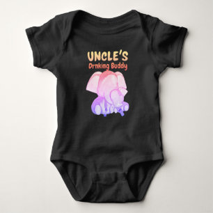 Uncle's drinking buddy baby bodysuit