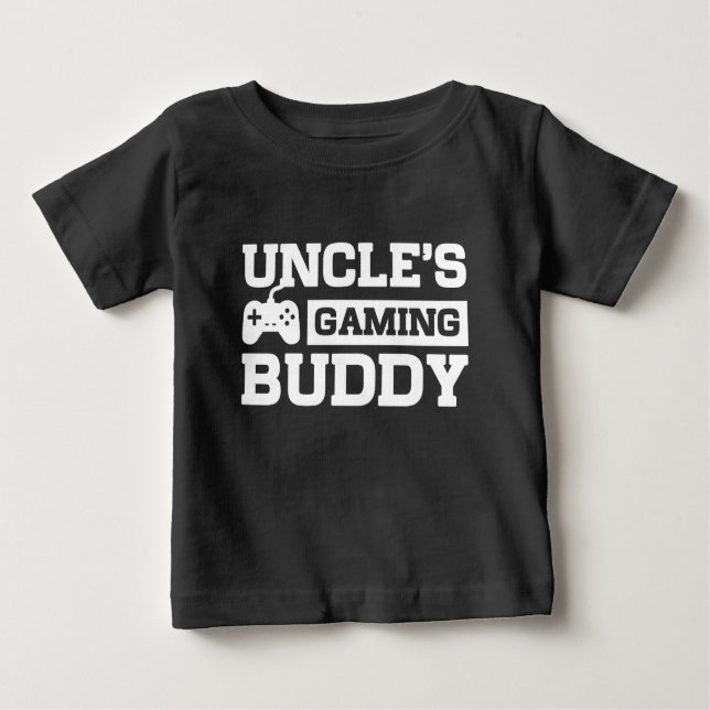 Uncle's Gaming Buddy Baby T-Shirt (Front)
