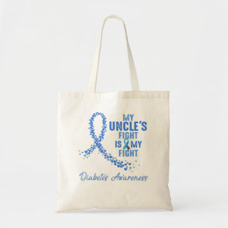 Uncle's My Aunt's Fight Is My Fight Type 1 Diabete Tote Bag
