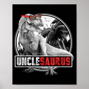 Unclesaurus Dinosaur Uncle Saurus Poster