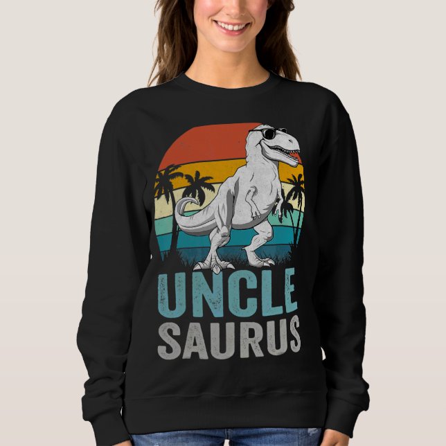 Unclesaurus Rex Dinosaur Uncle Saurus Family Match Sweatshirt (Front)
