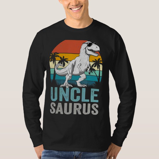 Unclesaurus Rex Dinosaur Uncle Saurus Family Match T-Shirt (Front)