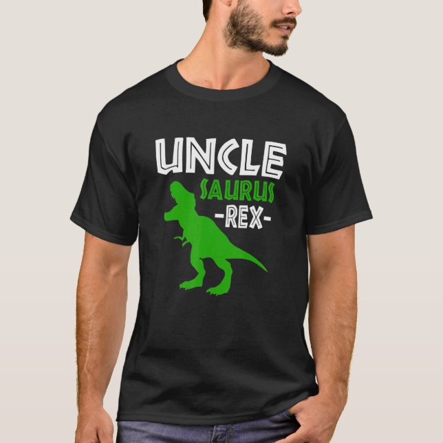 Unclesaurus Rex Dinosaur Uncle Saurus Family Match T-Shirt (Front)