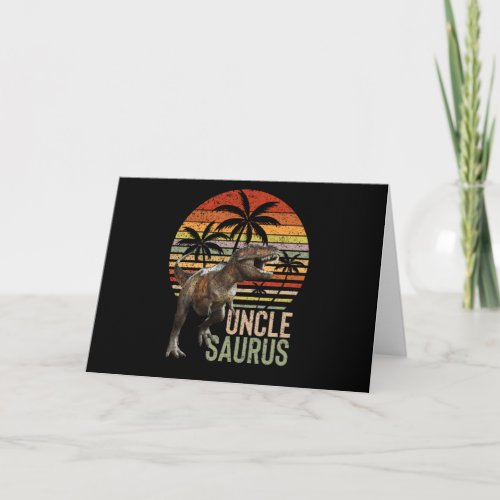 Unclesaurus T Rex Dinosaur Uncle Saurus Family Mat Card