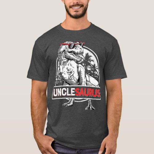 Unclesaurus  T rex Uncle Saurus Dinosaur Men T_Shirt