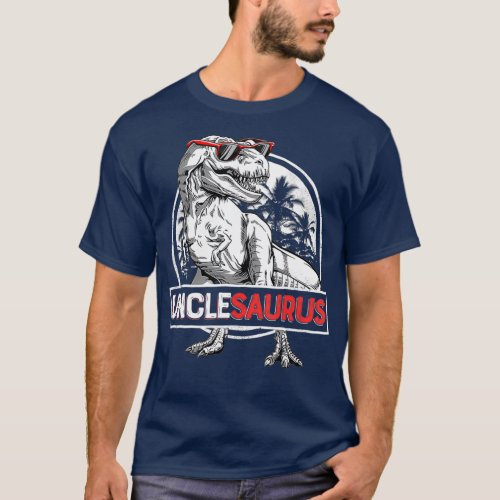 Unclesaurus  T rex Uncle Saurus Dinosaur Men T_Shirt