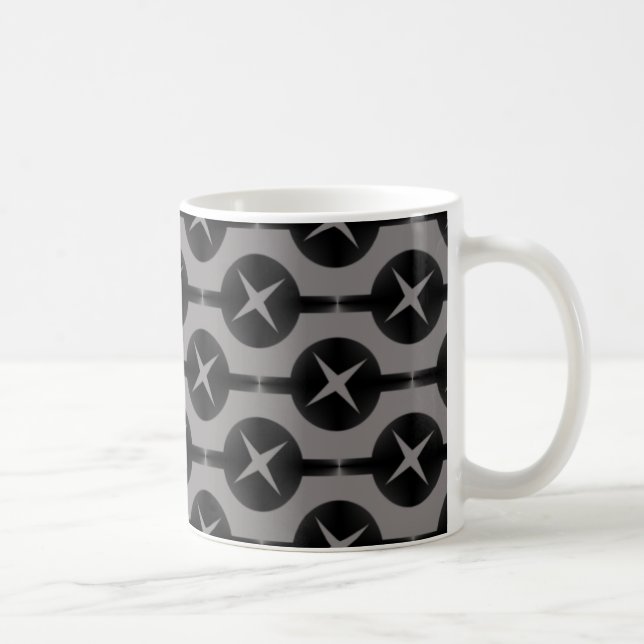 Uncommon Circles Mug, Gray Coffee Mug (Right)