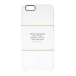 Uncommon Iphone 6 Clearly Deflector Case at Zazzle