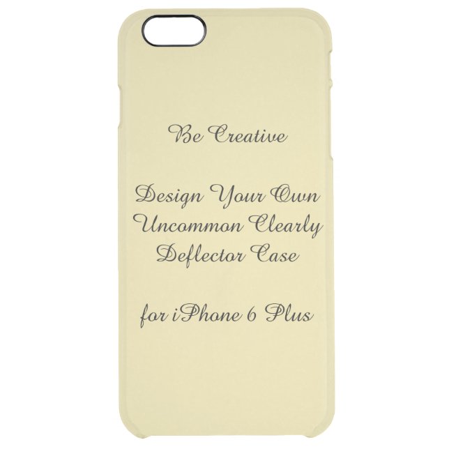 Uncommon iPhone 6 Plus Clearly Deflector Case (Back)